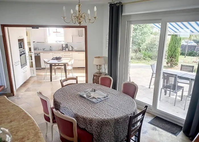 Maison Plain Pied 4 Chambres, Terrasse, Jardin, Parking, Proche Plage/commerces, Wi-fi Gratuite - Fr-1-361-450 בית נופש